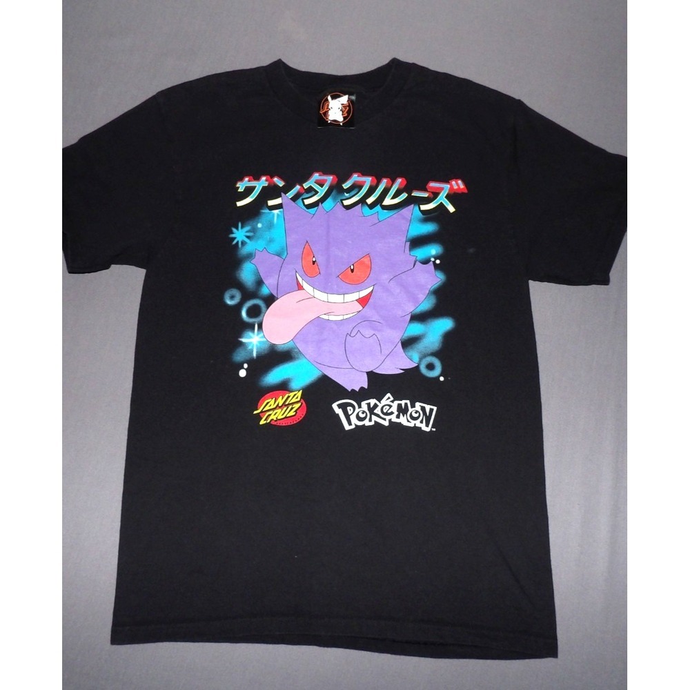 POKEMON Santa Cruz Skateboards Short Sleeved‎ Graphic T-Shirt Men's Medium